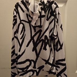 Tek Gear, med 10/12, white/black hoodie